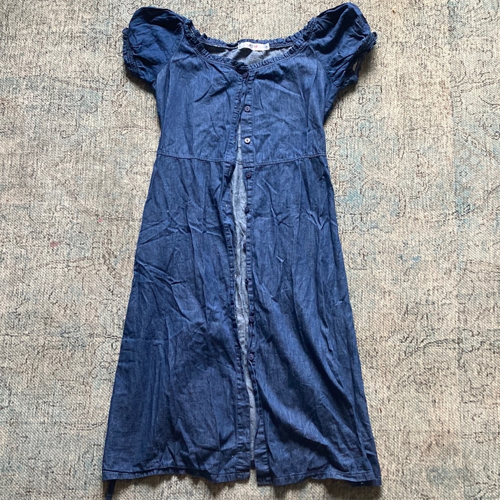 Jean Dress / Perfect Condition / Navy Blue / Medium